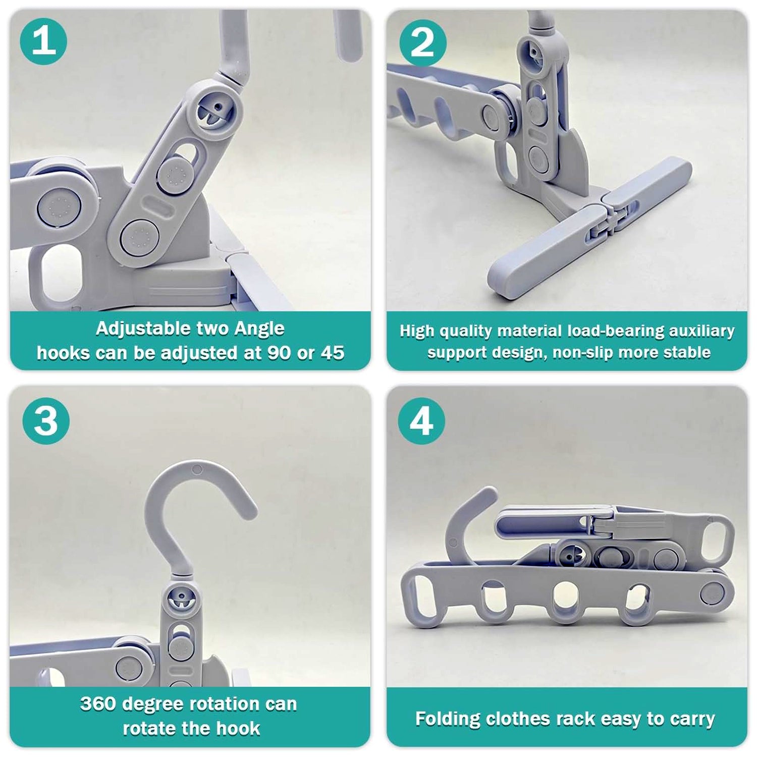 13049 5 holes foldable clothes Hanger, travel clothes hanger, multifunctional clothes hanger, space-saving wall holder, clothes rack, robust clothes hanger for travel, indoors. 13049 5 holes foldable clothes Hanger, travel clothes hanger, multifunctional clothes hanger, space-saving wall holder, clothes rack, robust clothes hanger for travel, indoors.